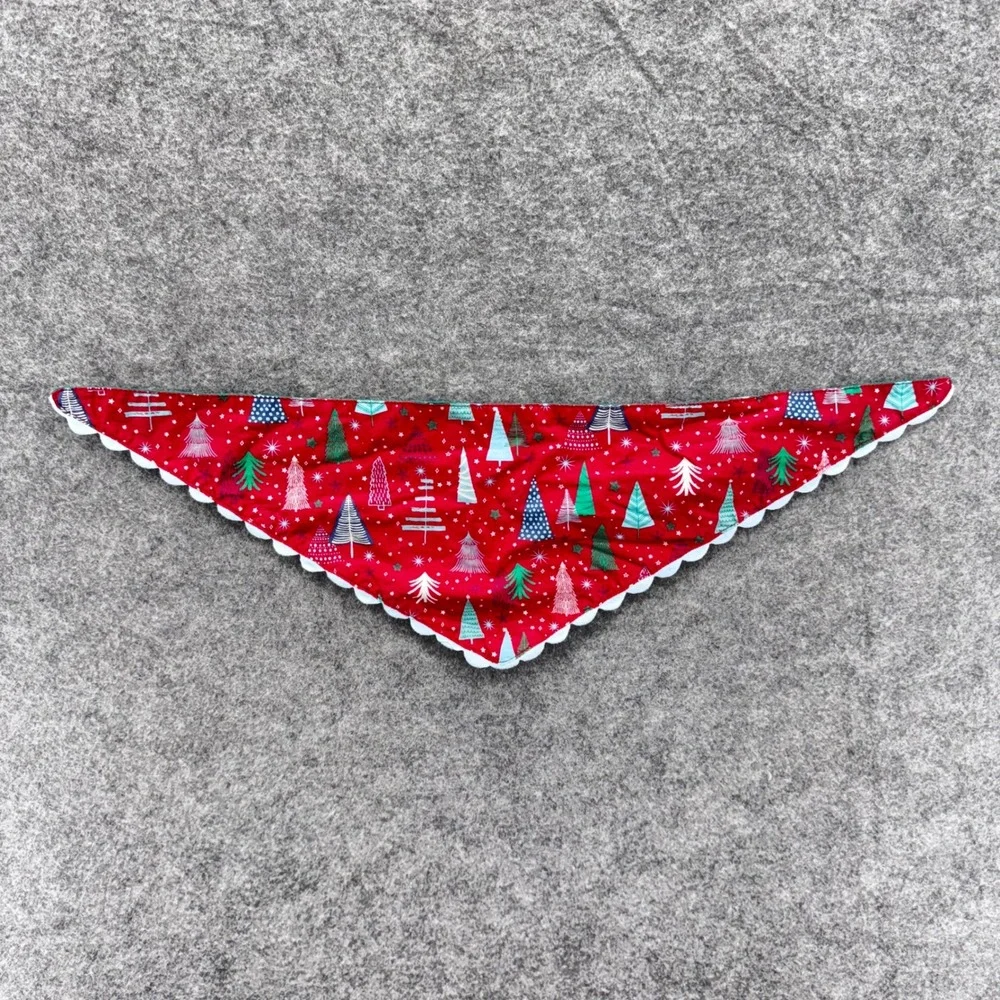 Matilda Jane Christmas Tree Bandana Scarf Dog Cat Pet‎ XS S Red Green